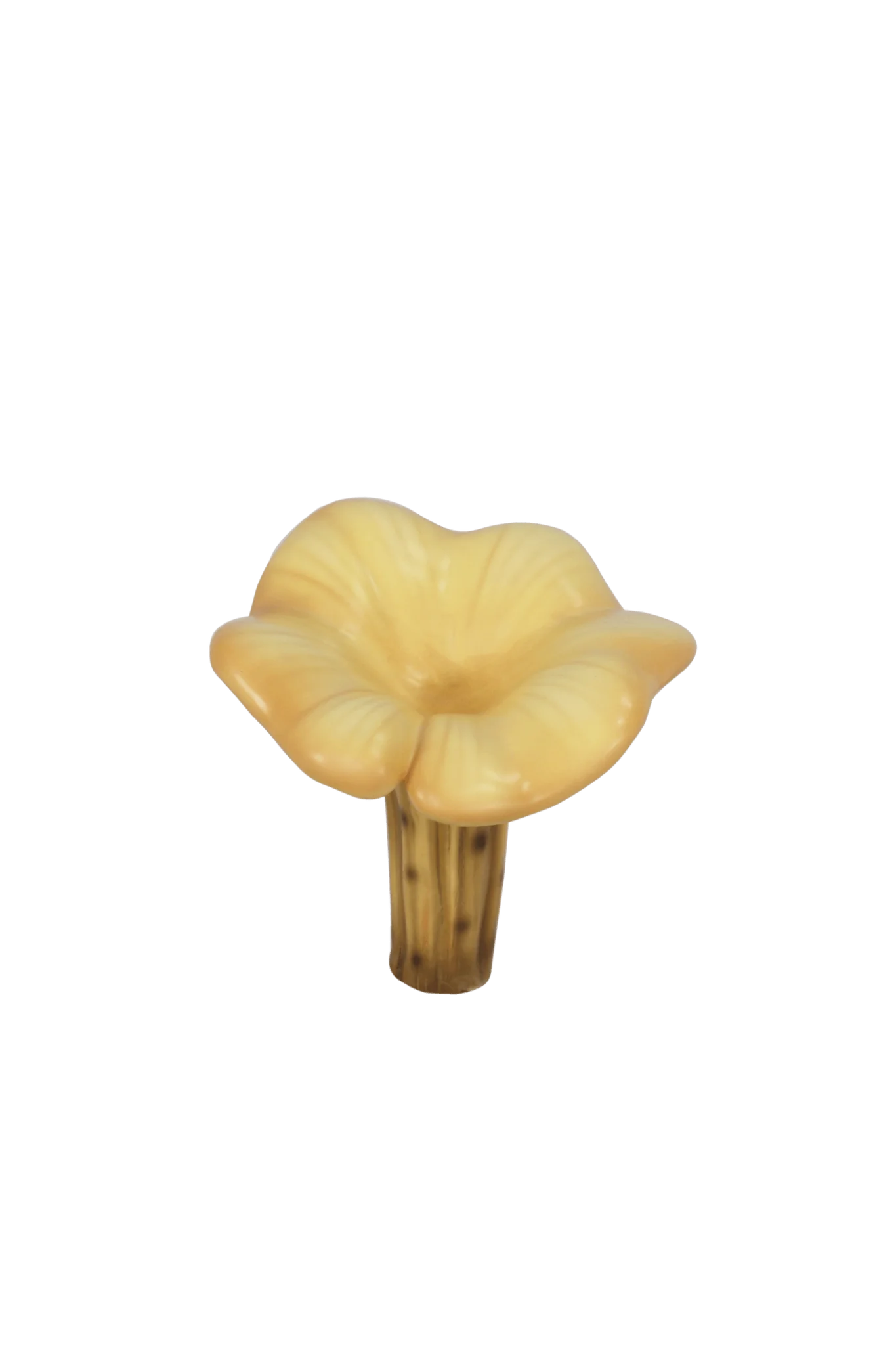 Small Chanterelle Mushroom Statue