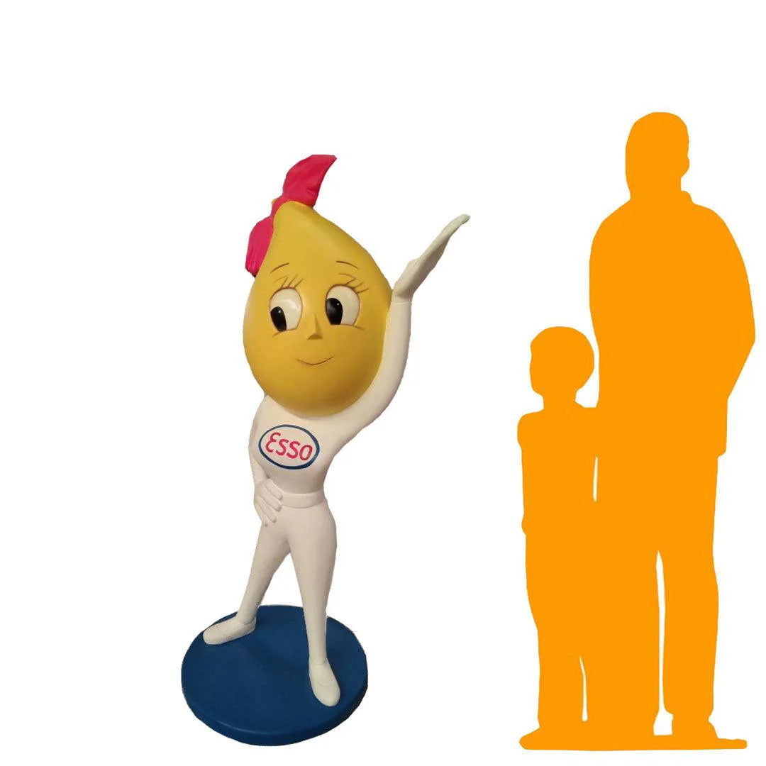 Oil Lady Life Size Statue