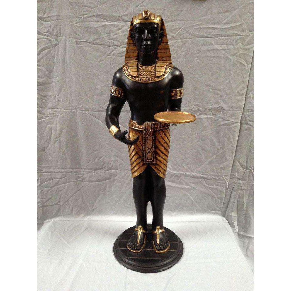 Egyptian Servant King Wine Holder Small Statue