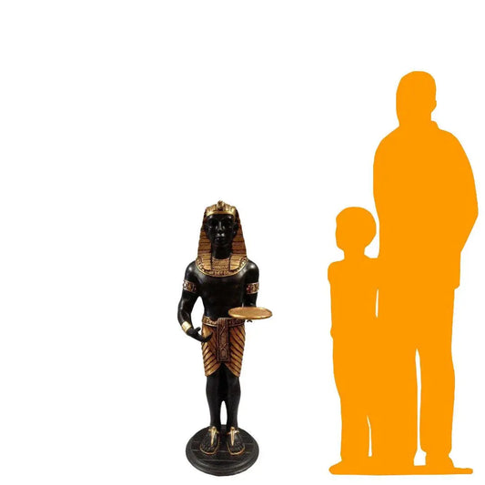 Egyptian Servant King Wine Holder Small Statue E0089-WREWC-H