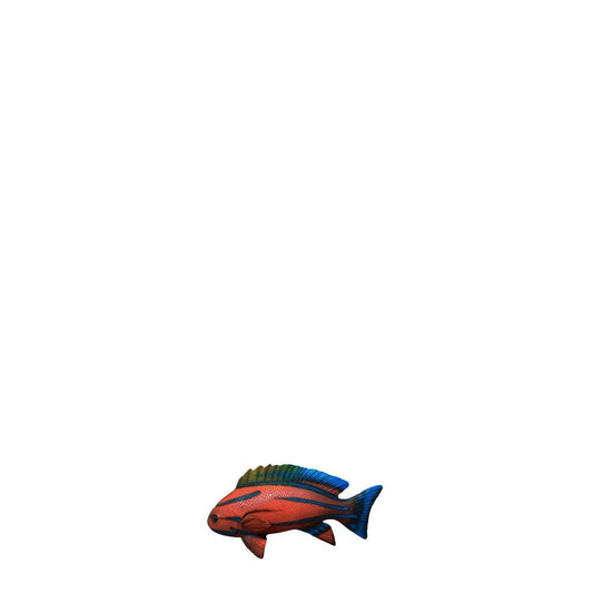 Red Striped Fish Statue - LM Treasures Prop Rentals