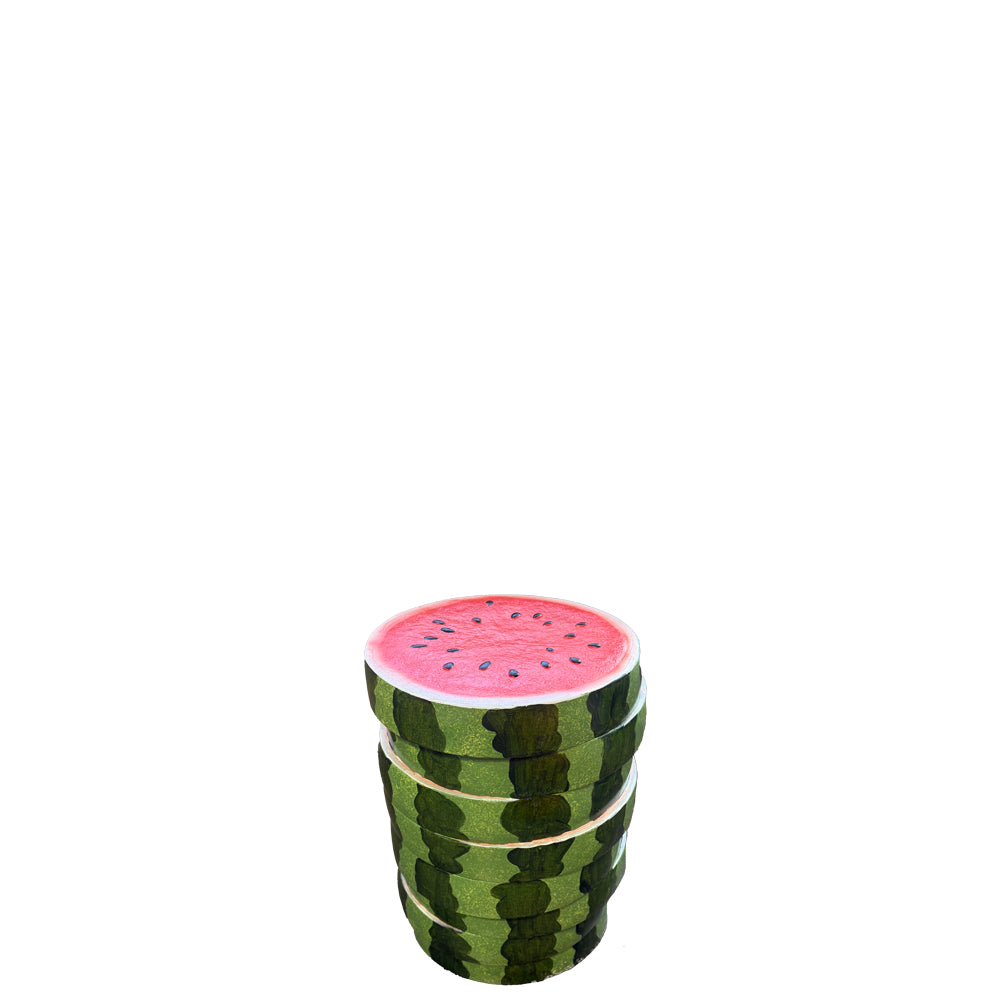 Watermelon Slices Fruit Table Stool Statue