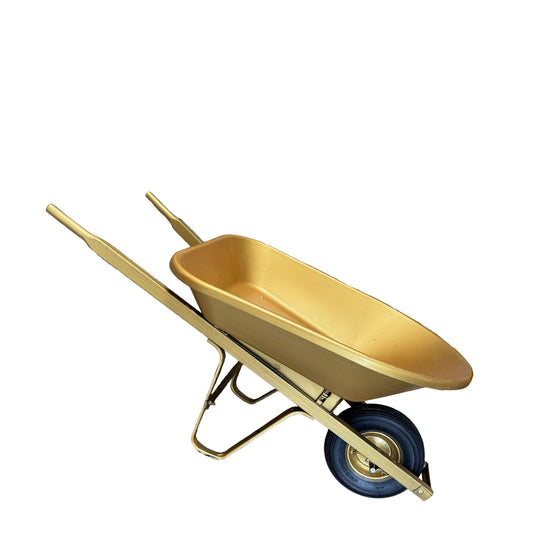 Gold Wheelbarrow Prop