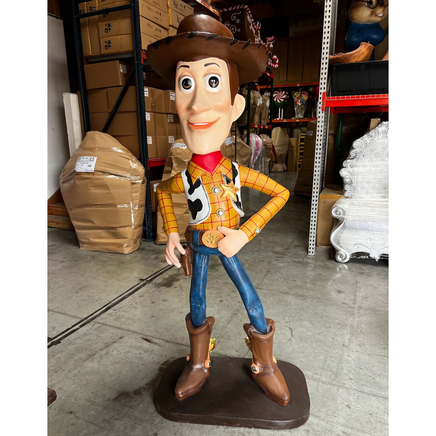 Skinny Cowboy Statue