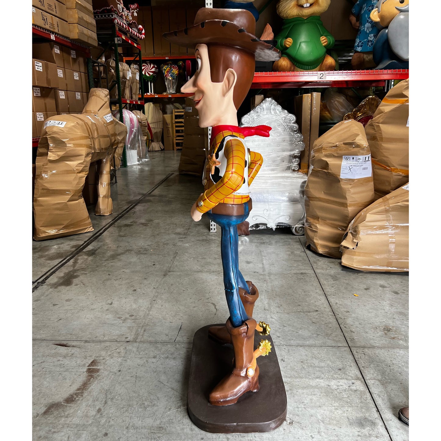 Skinny Cowboy Statue