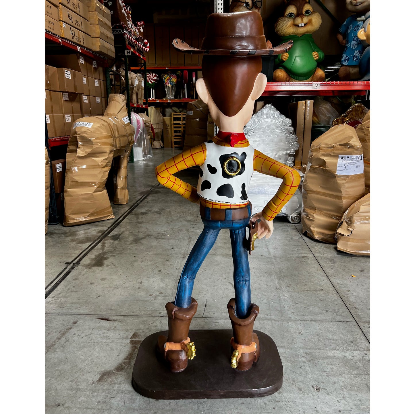 Skinny Cowboy Statue