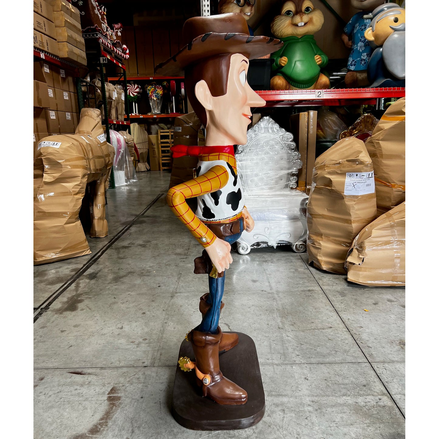 Skinny Cowboy Statue