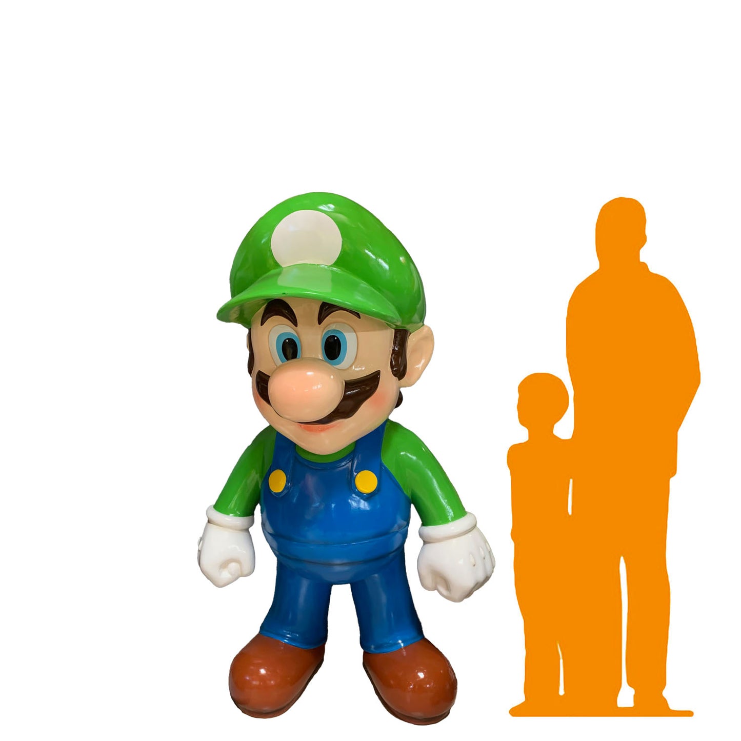 Large Green Jumper Boy Statue