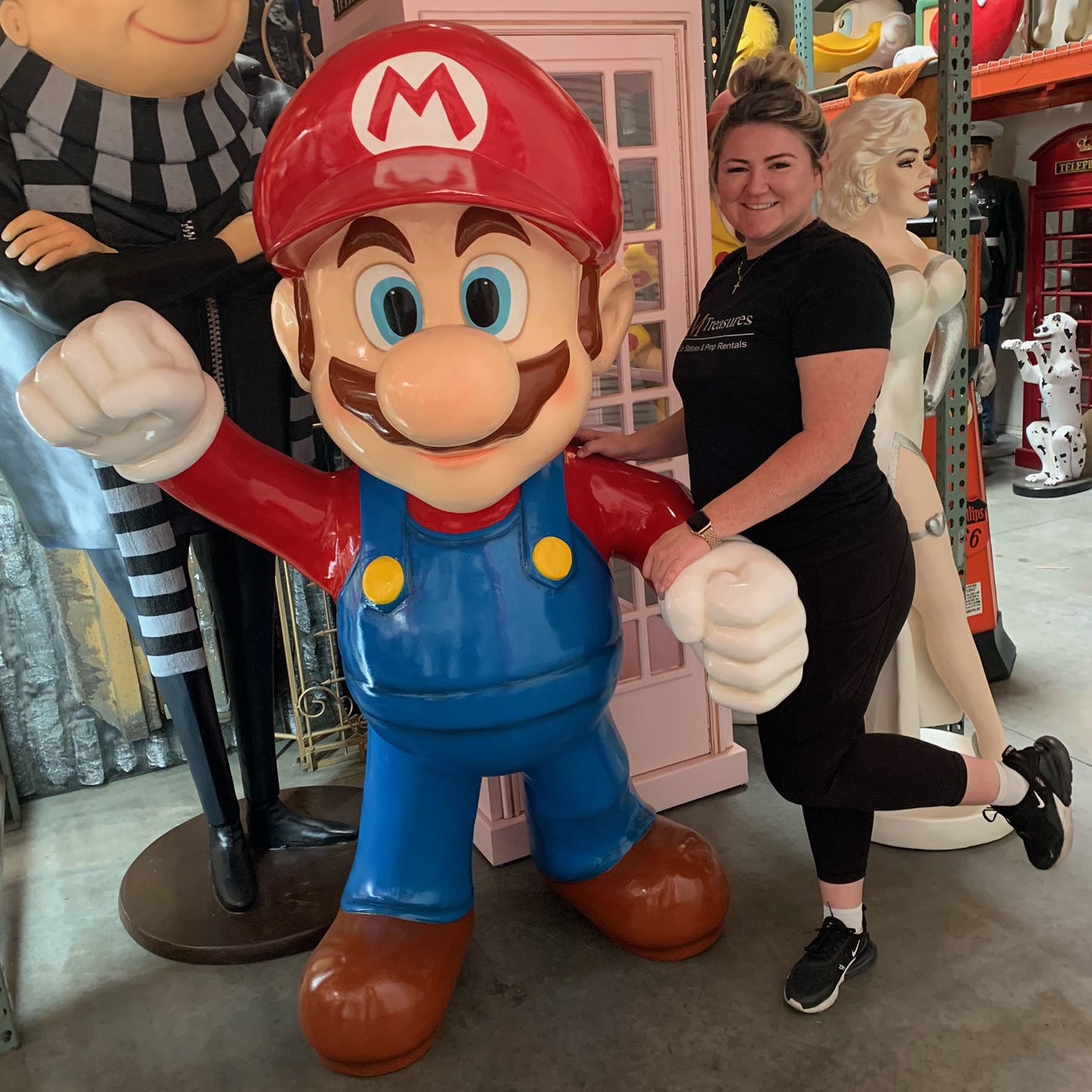 Large Mario Jumper Boy Statue