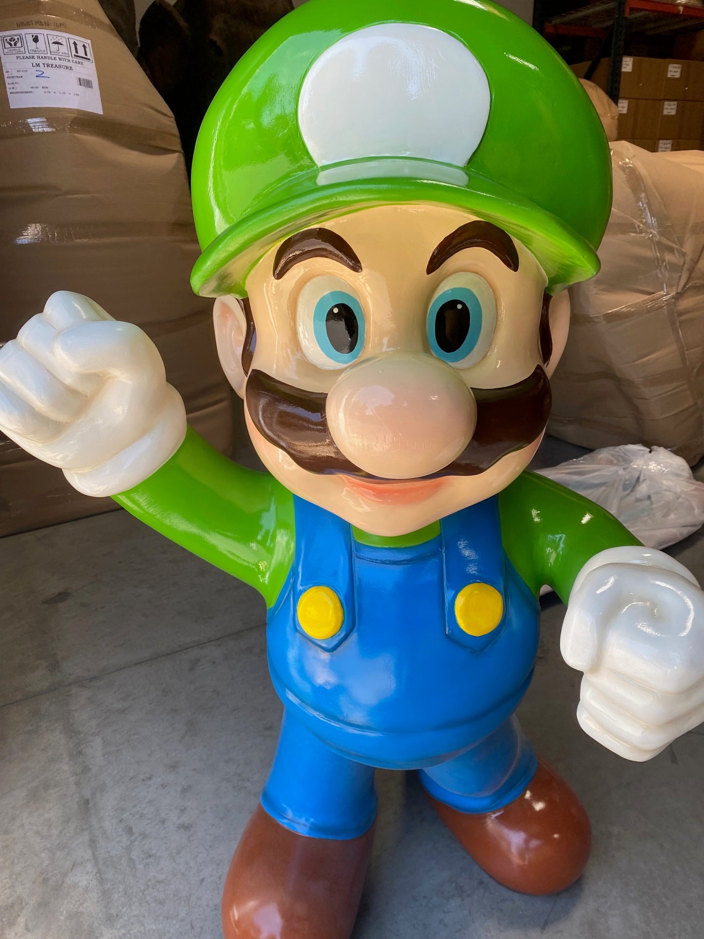 Small Mario Jumper Boy Statue