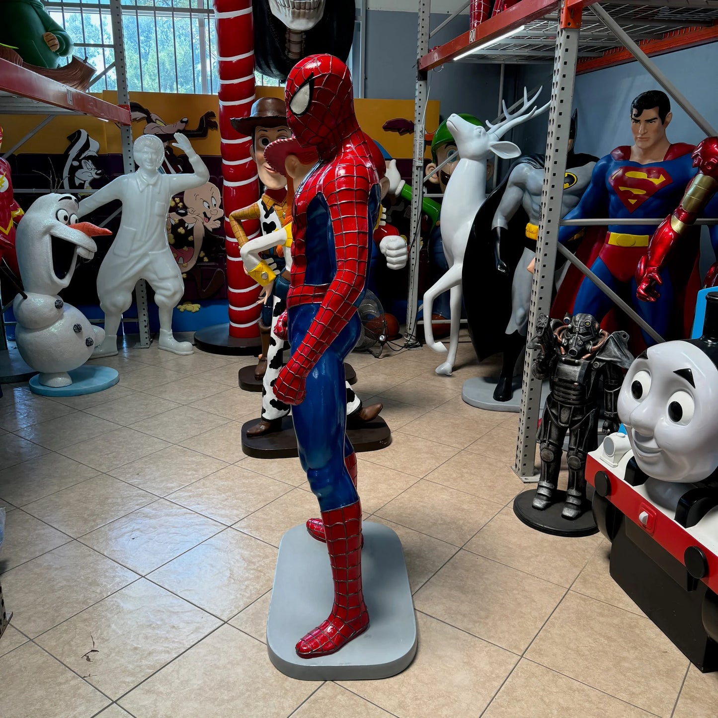 Sticky Super Hero Standing Life Size Statue