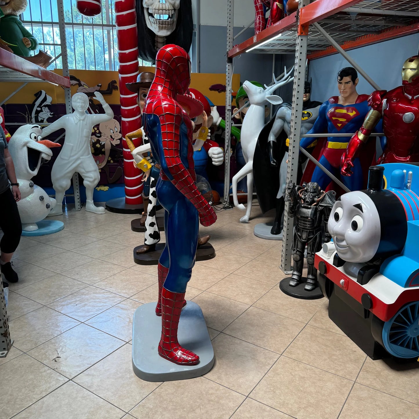 Sticky Super Hero Standing Life Size Statue