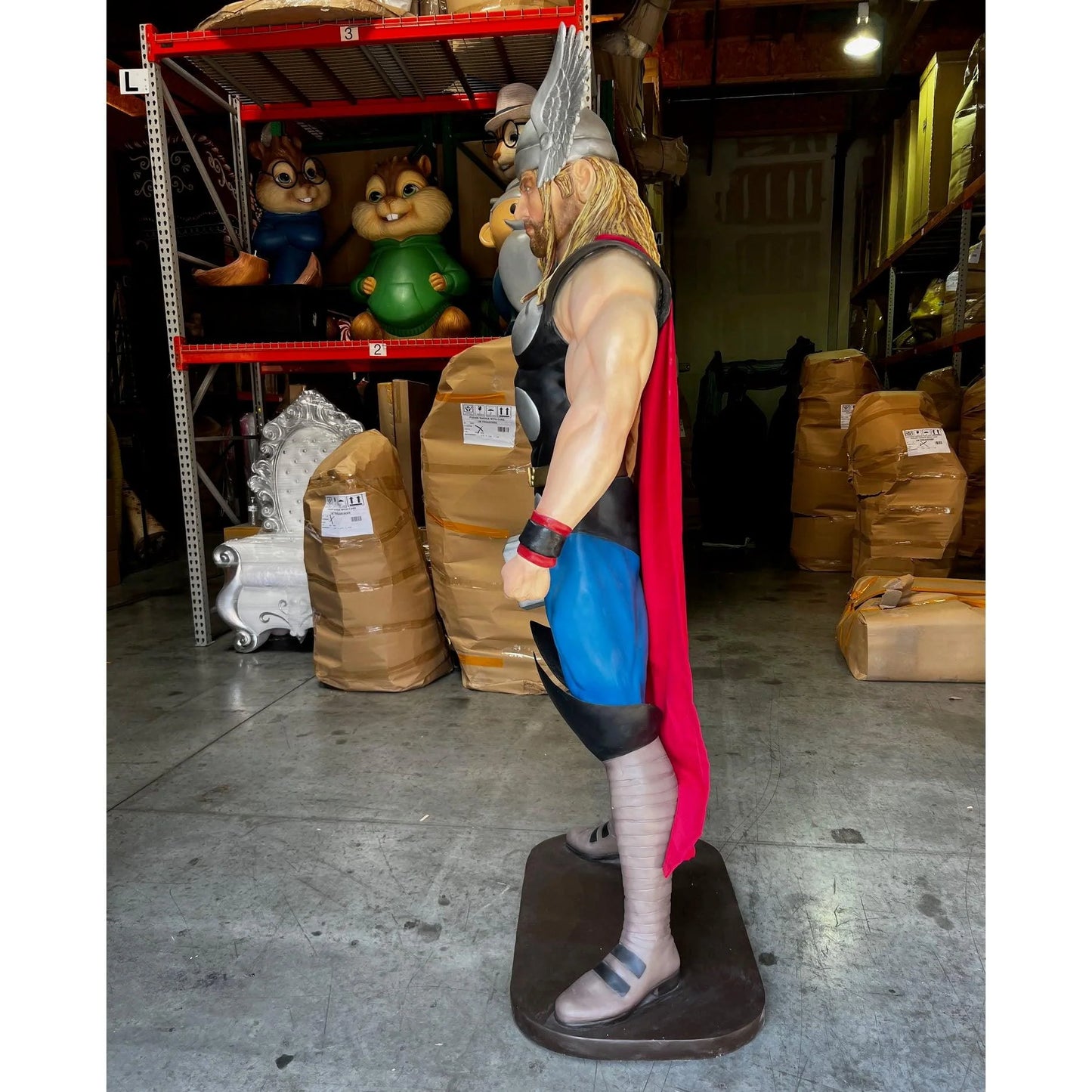 Hammer Man Super Hero Life Size Statue