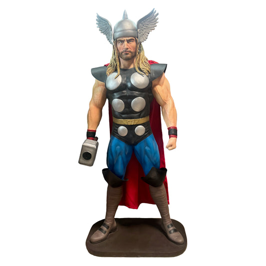 Hammer Man Super Hero Life Size Statue