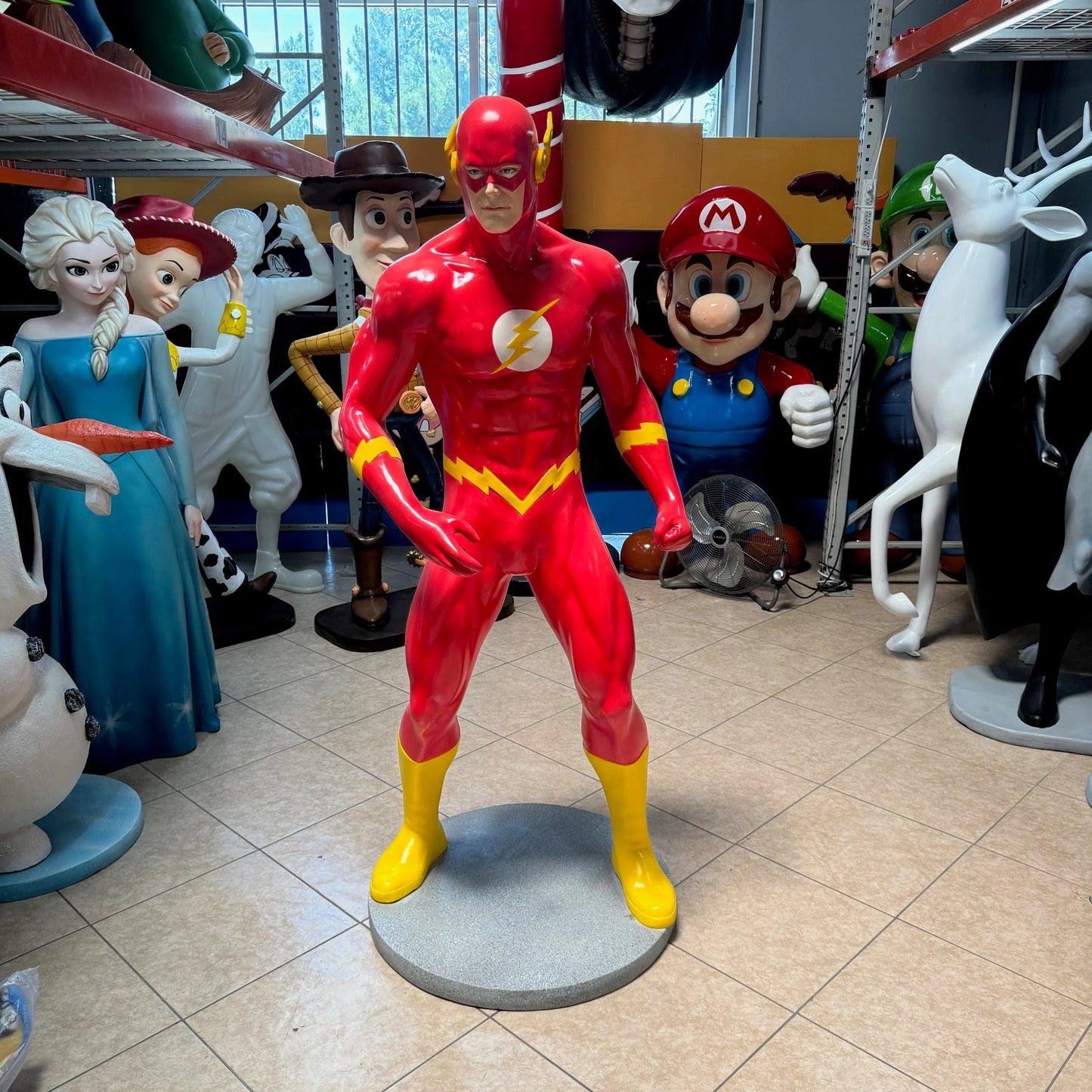 Speedy Super Hero Life Size Statue