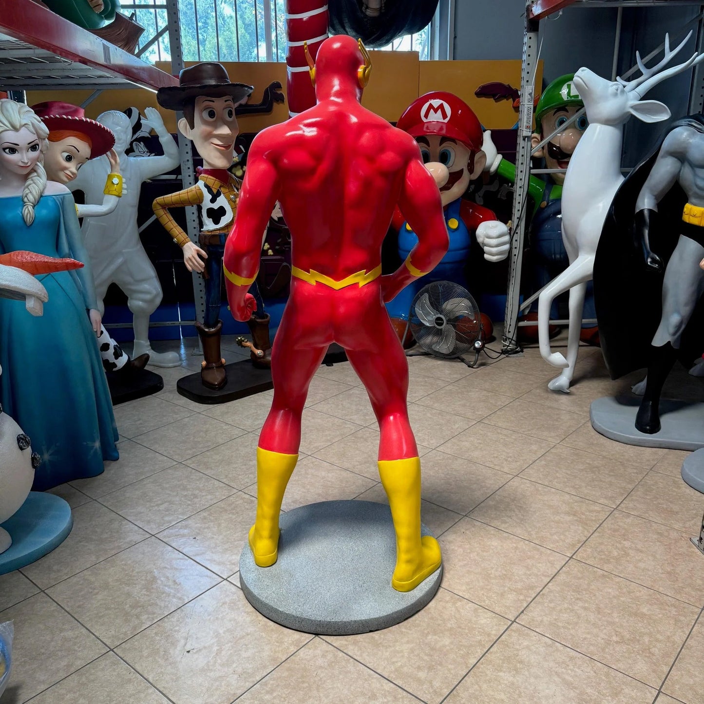 Speedy Super Hero Life Size Statue