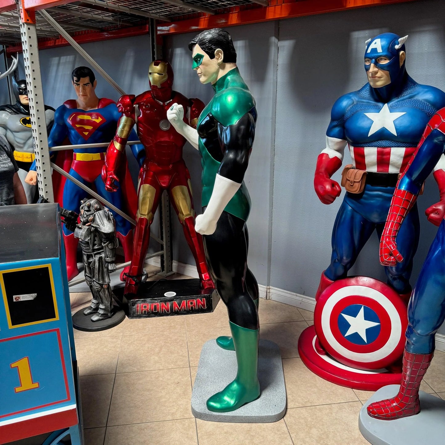 Greeny Super Hero Life Size Statue