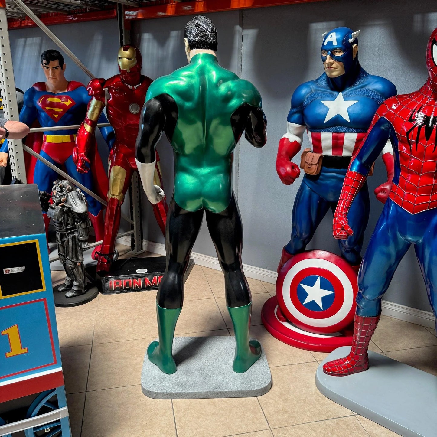 Greeny Super Hero Life Size Statue