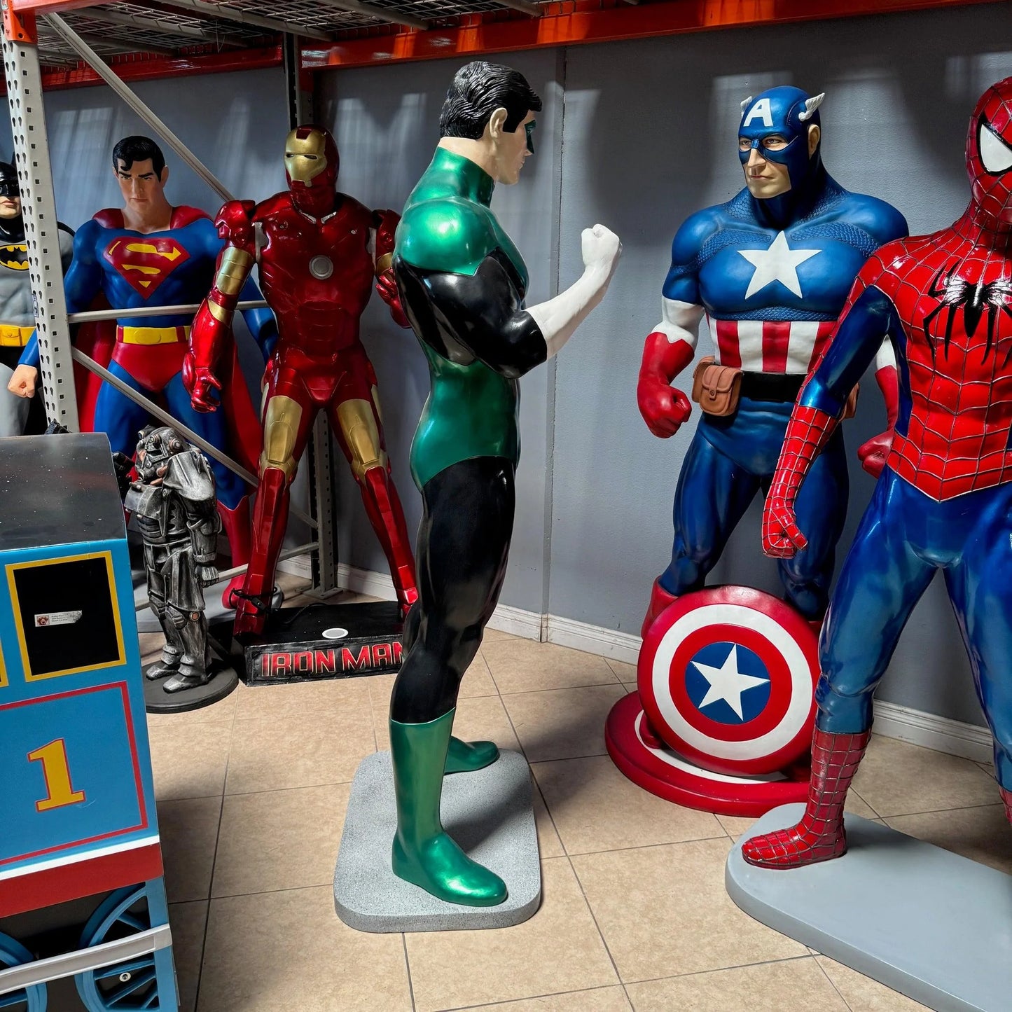 Greeny Super Hero Life Size Statue
