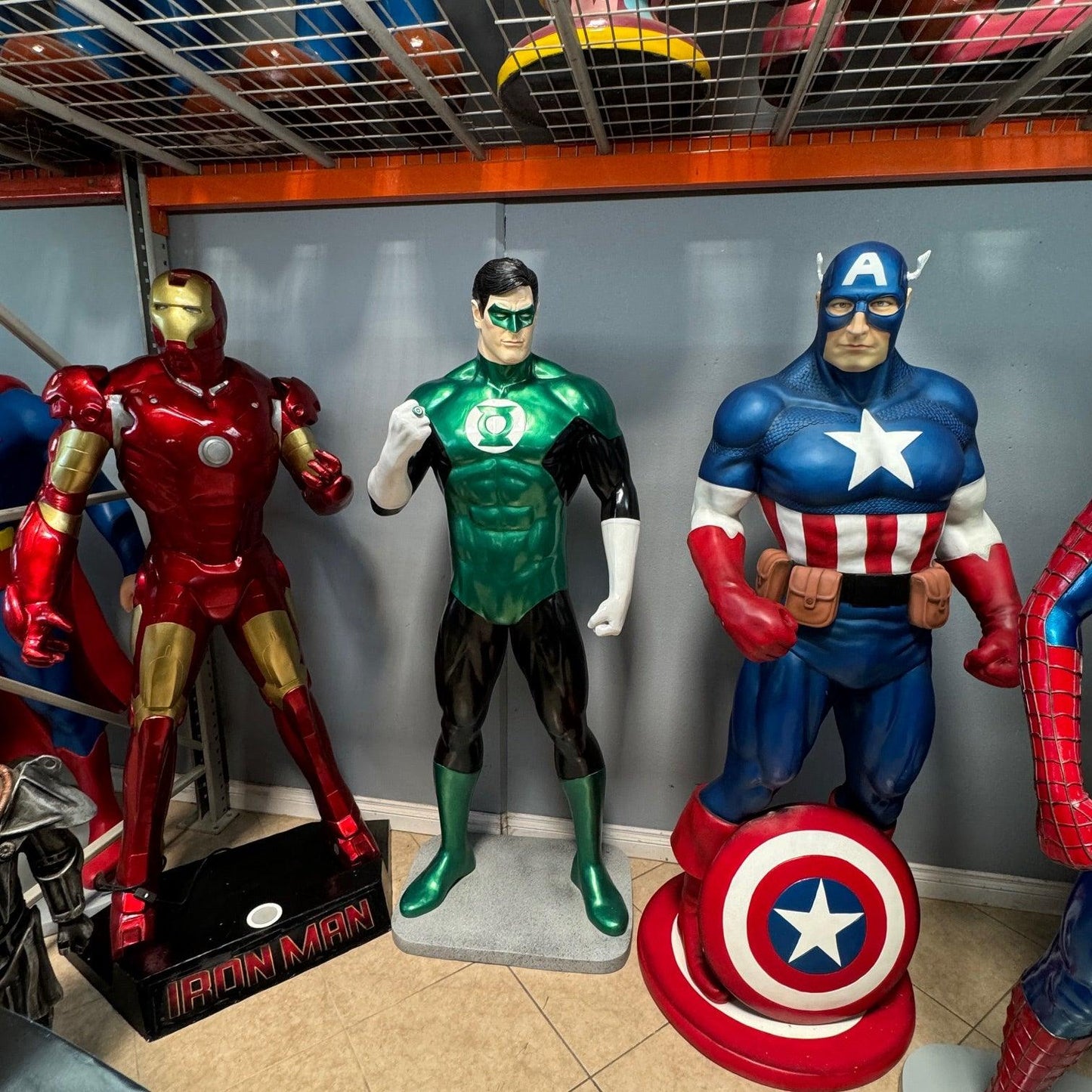 Greeny Super Hero Life Size Statue