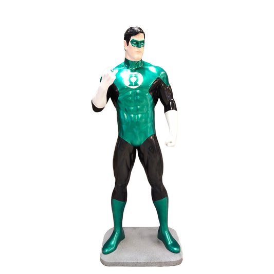Greeny Super Hero Life Size Statue - LM Treasures Prop Rentals