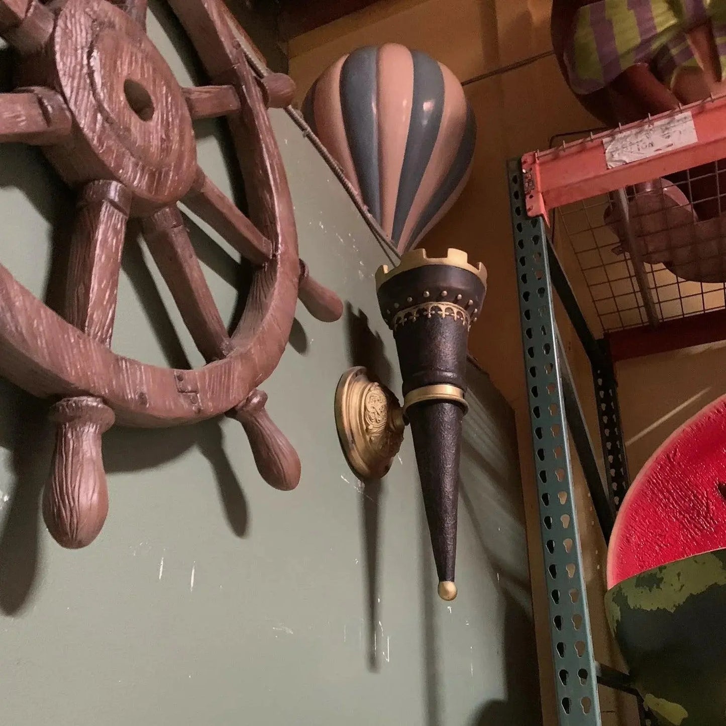 Medieval Torch Statue F0160-A023-PT