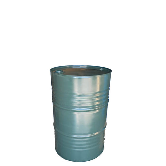 Green Metal Barrel - LM Treasures Prop Rentals