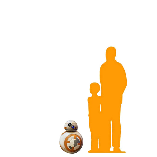 Round Space Robot Statue LP-BB8-P