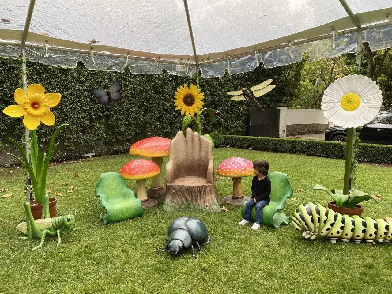 Grasshopper Statue A0589-R056-PT