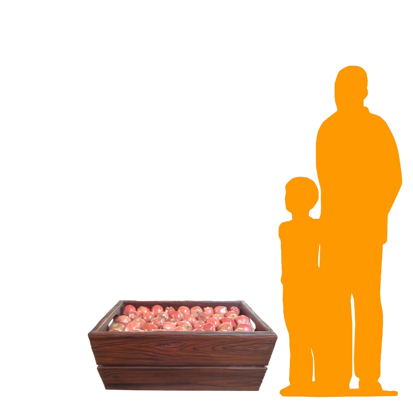 Case Of Red Apples Statue
