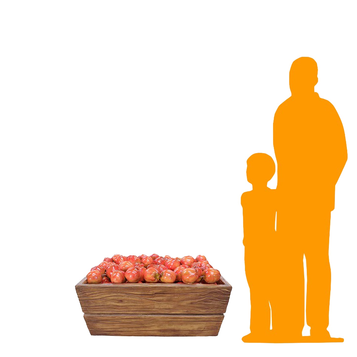 Case Of Red Apples Statue