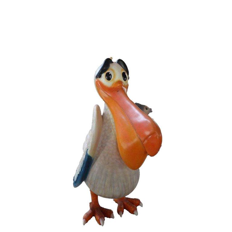 Comic Pelican Life Size Statue Prop