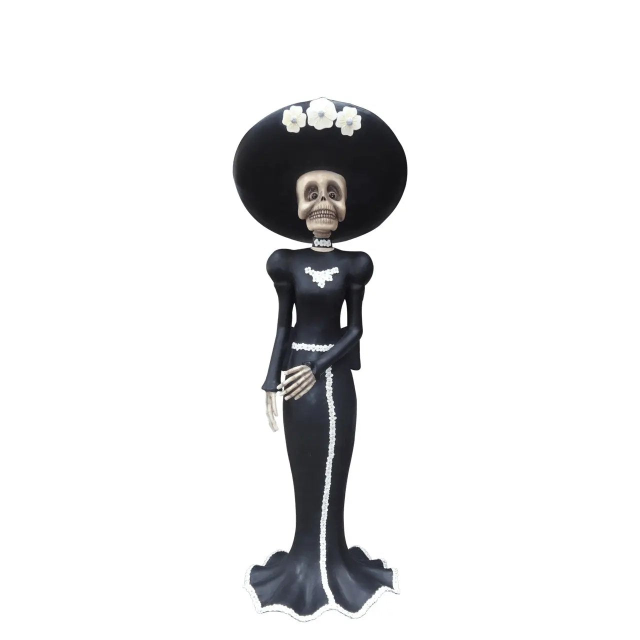 Skeleton Wife Statue S0102-C163-PT