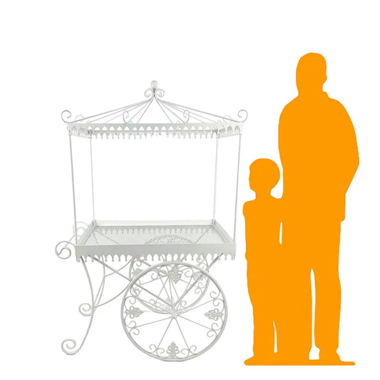 White Candy Cart CANDY-CART