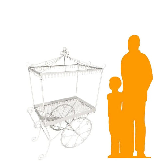 White Candy Cart CANDY-CART