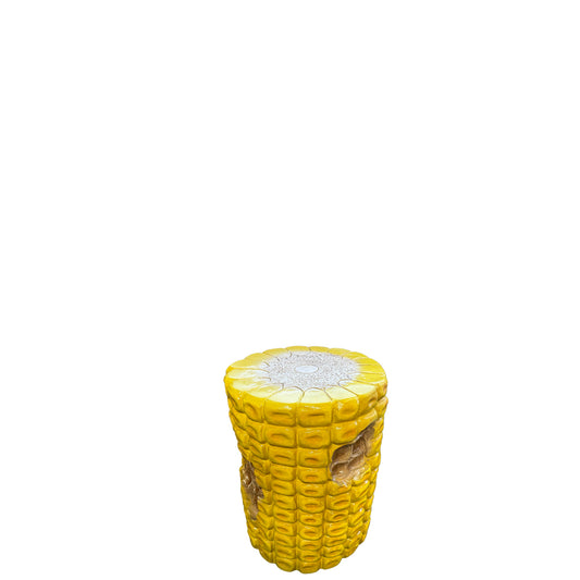 Eaten Corn Veggie Table Stool Statue
