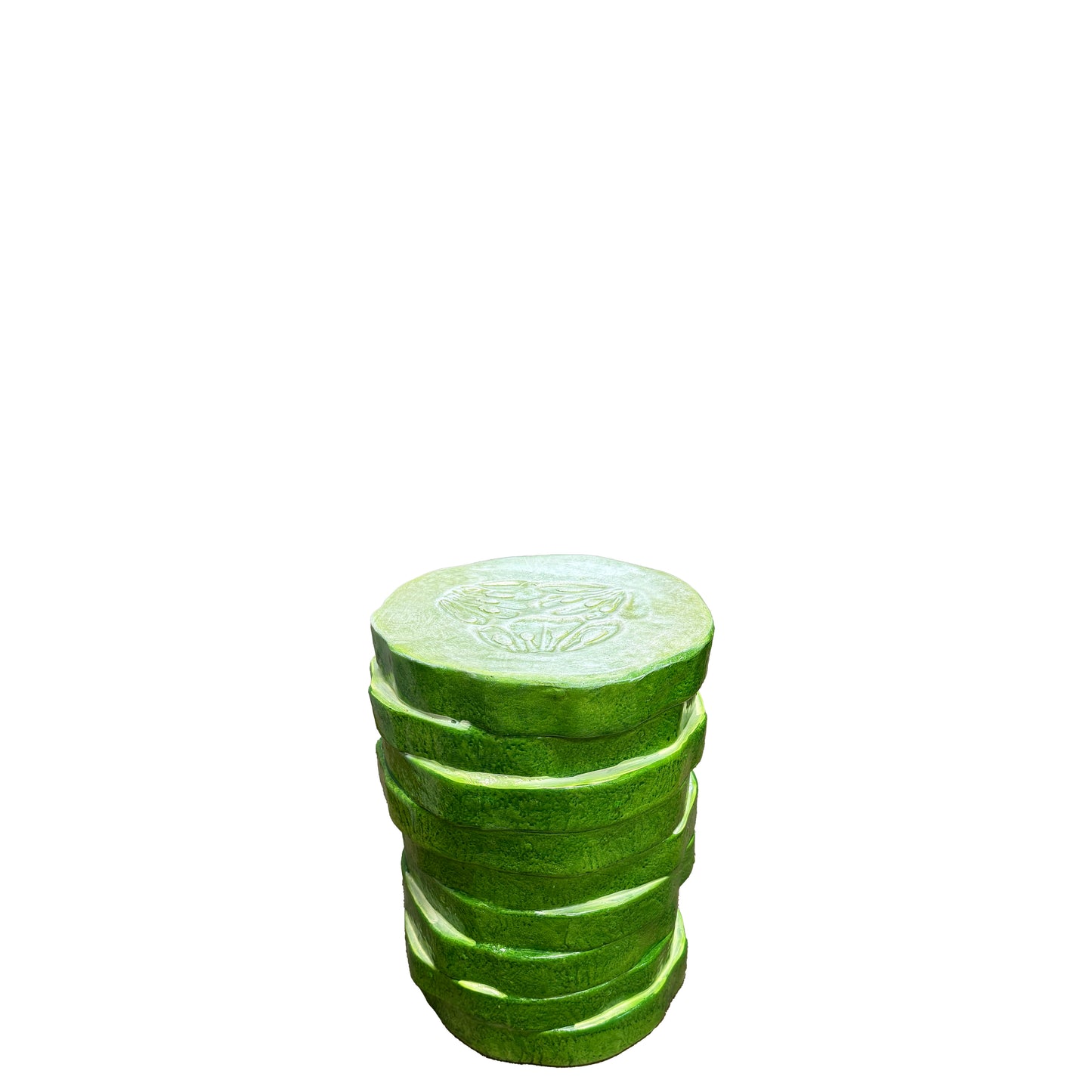 Cucumber Veggie Table Stool Statue