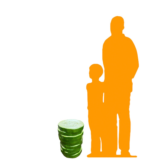 Cucumber Veggie Table Stool Statue