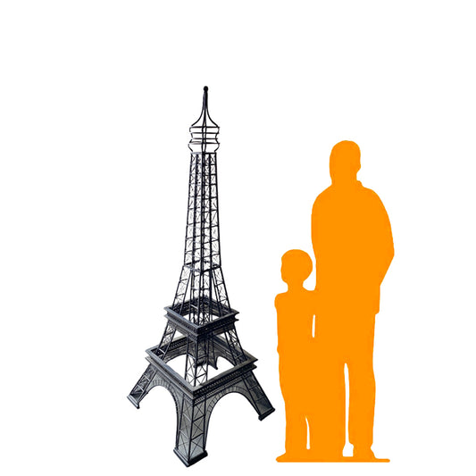 Black Eiffel Tower Statue