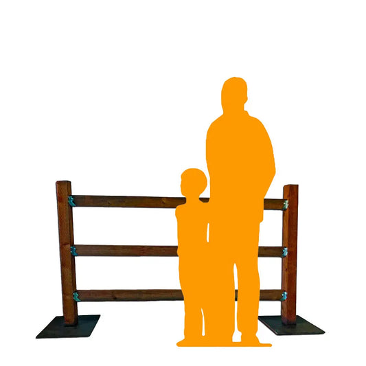 Brown Farm Fence Prop Fence-Brown-P