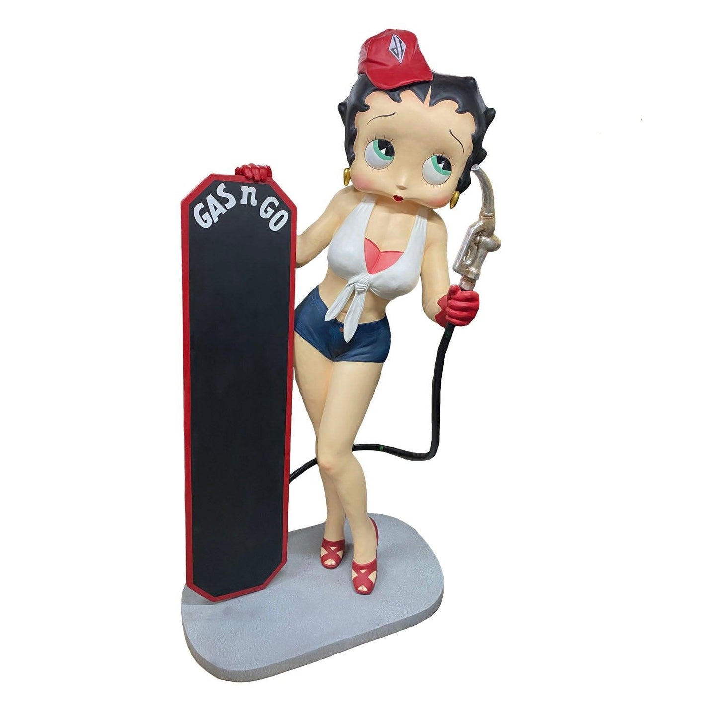 Betty Boop Gasoline Statue - LM Treasures Prop Rentals