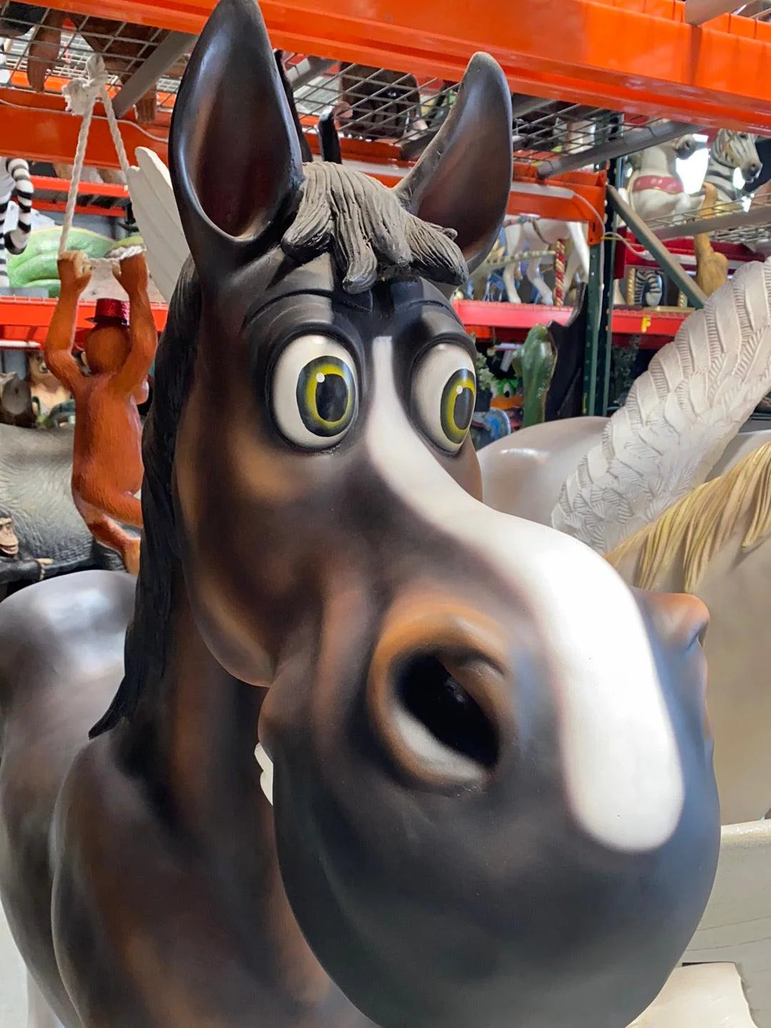 Comic Horse Statue
