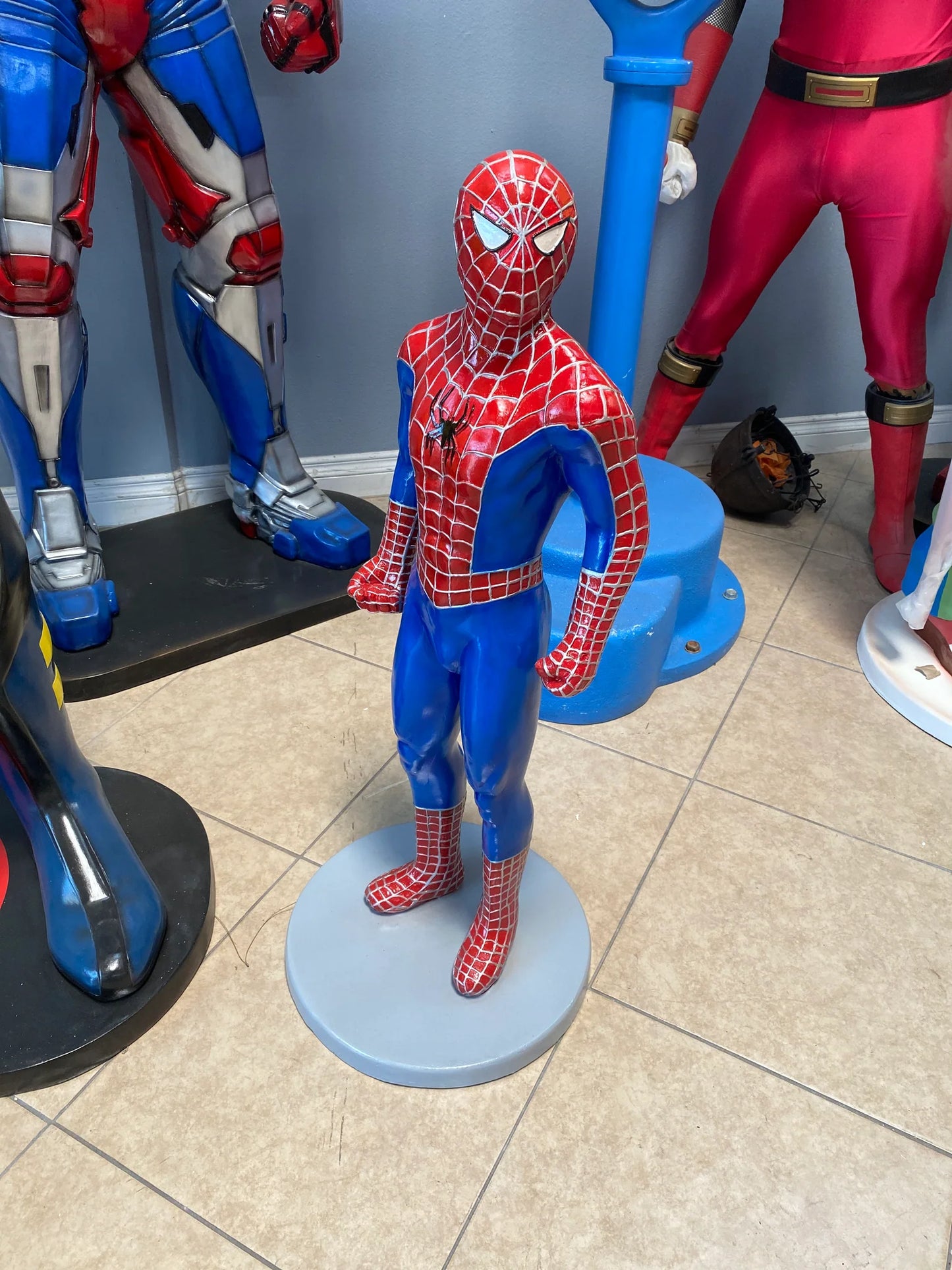 Small Sticky Super Hero Statue