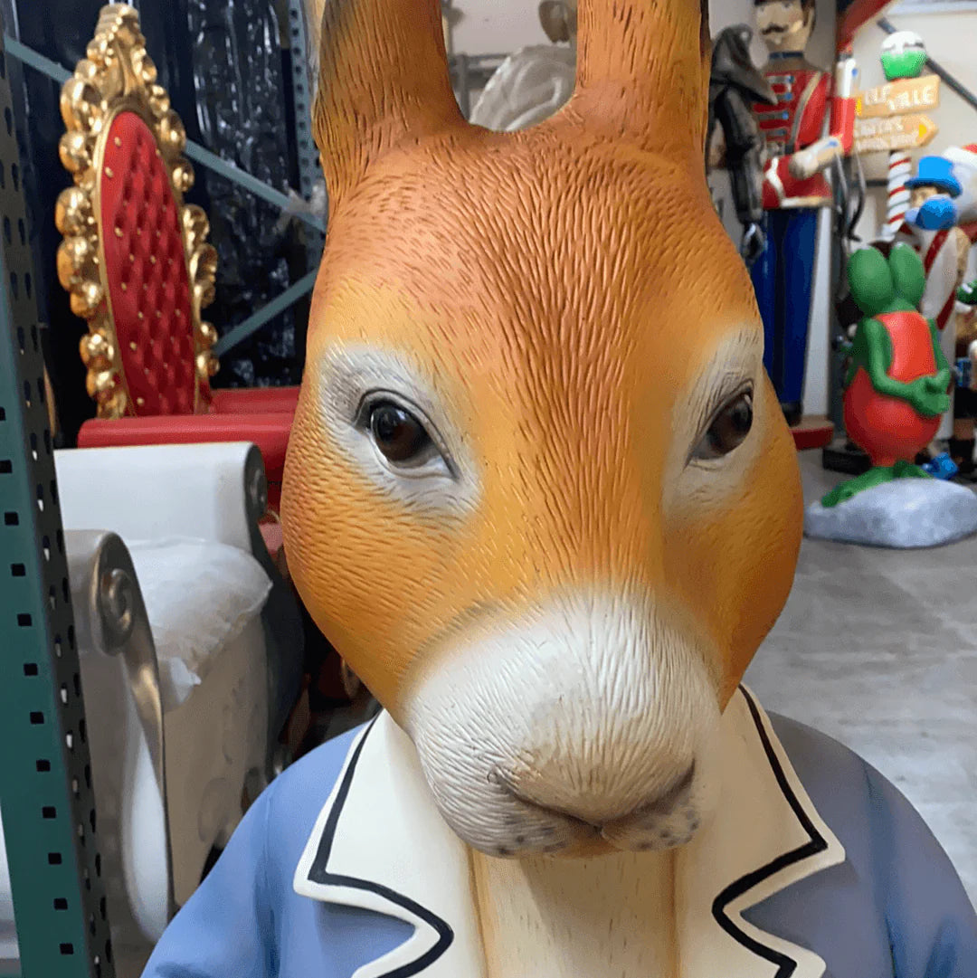 Rabbit With Onion Statue