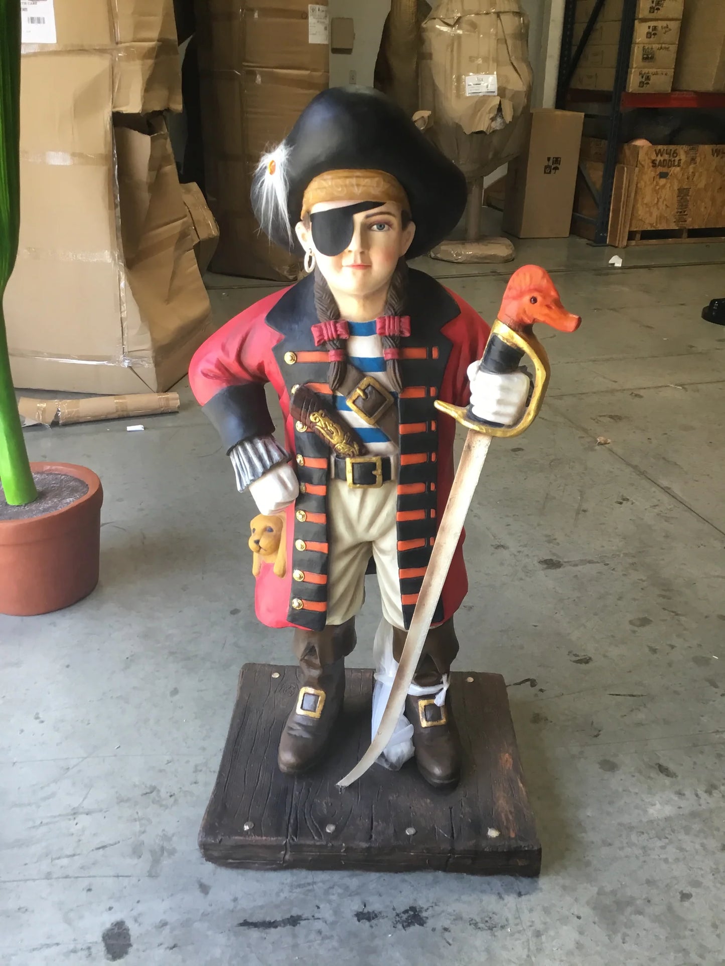 Pirate Girl Statue