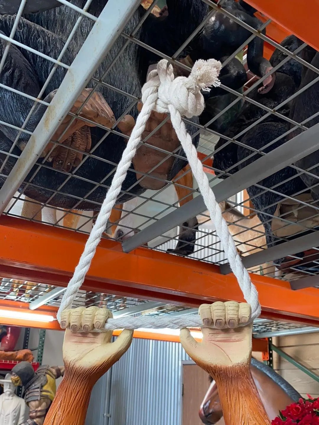 Hanging Baby Orangutan Statue A0535-3426-A