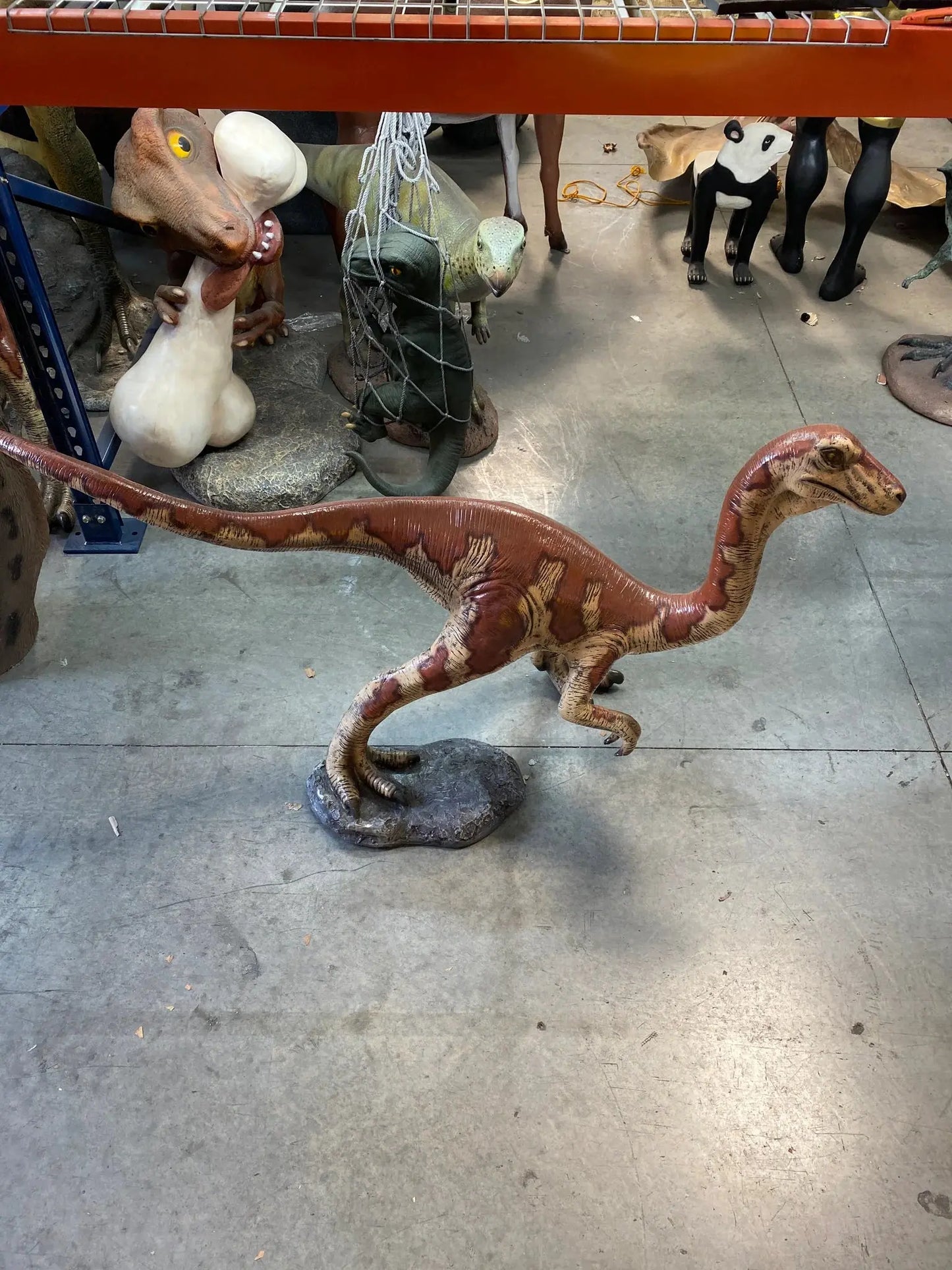 Baby Velociraptor Dinosaur Statue A0683-151-AR