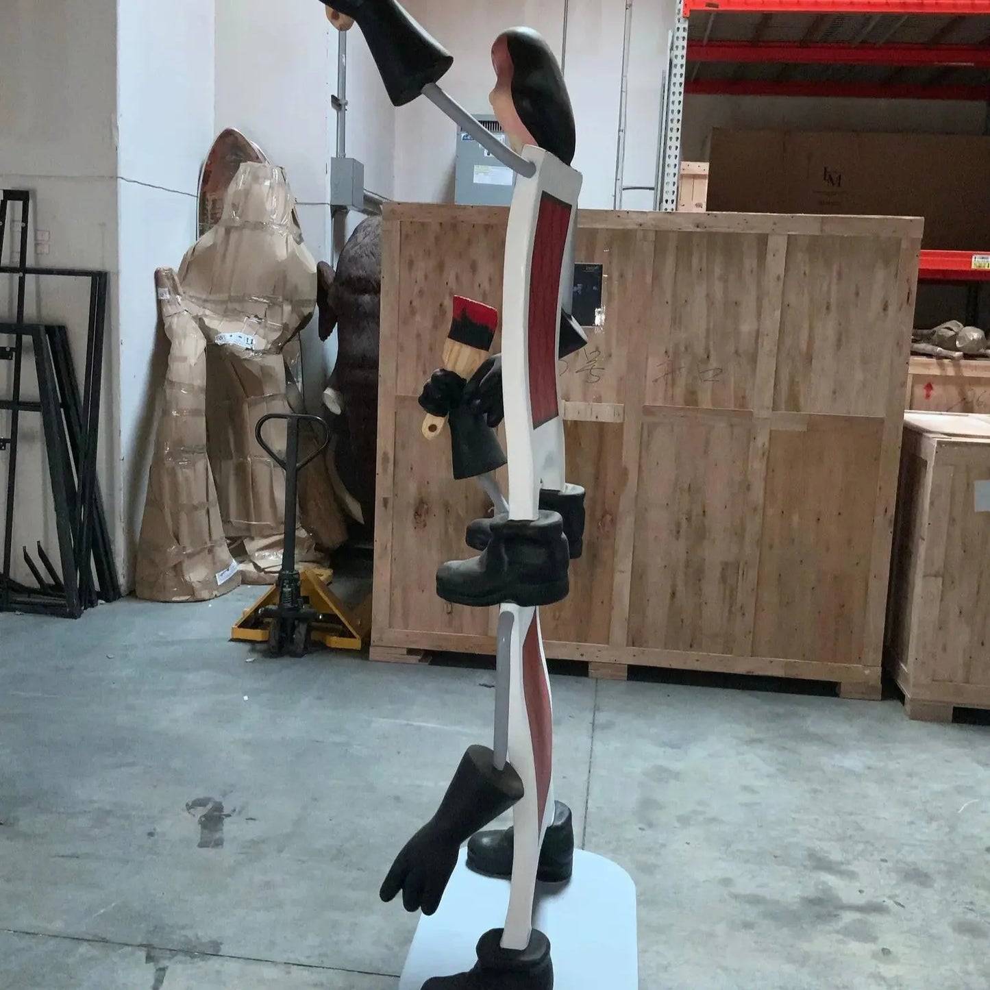 Stacked Playing Card Statue LS398-LE-A