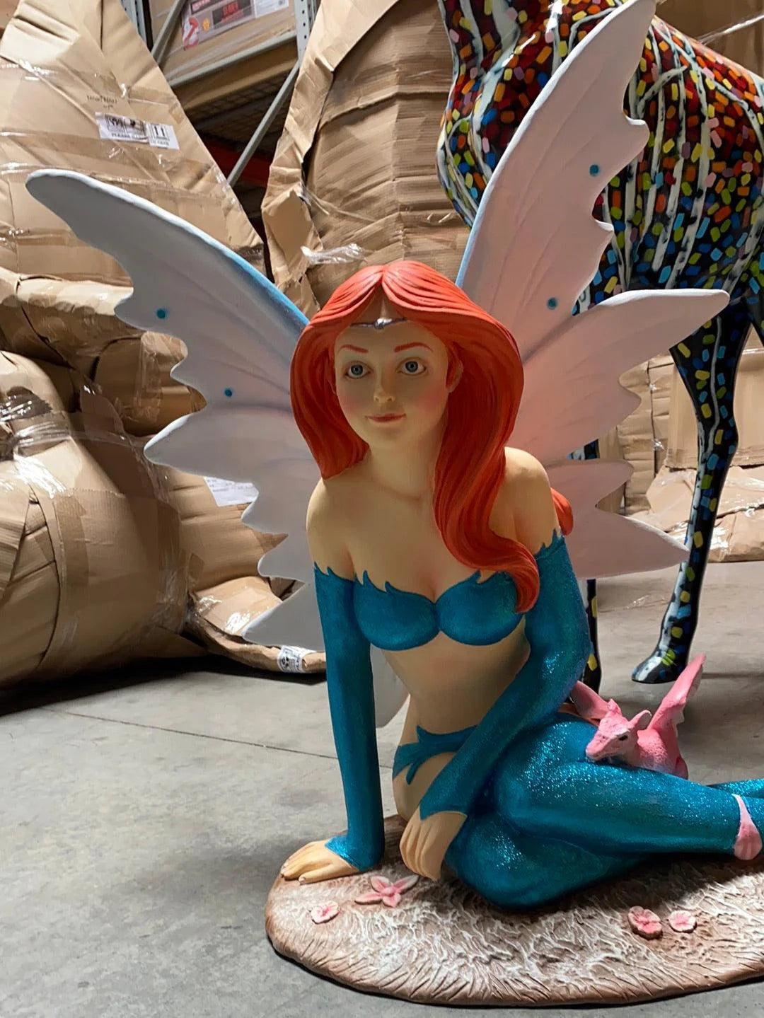 Small Sitting Fairy Statue