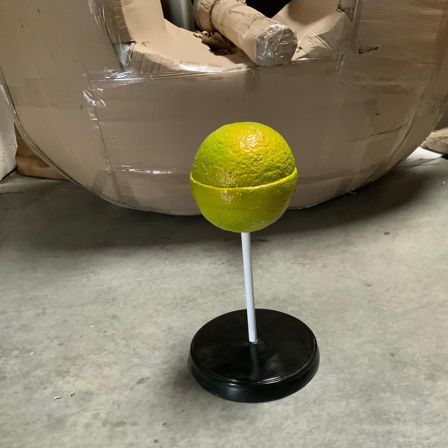Small Yellow Sugar Pop Statue